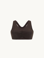Sweatleaf™ Ruched V-Neck Bra