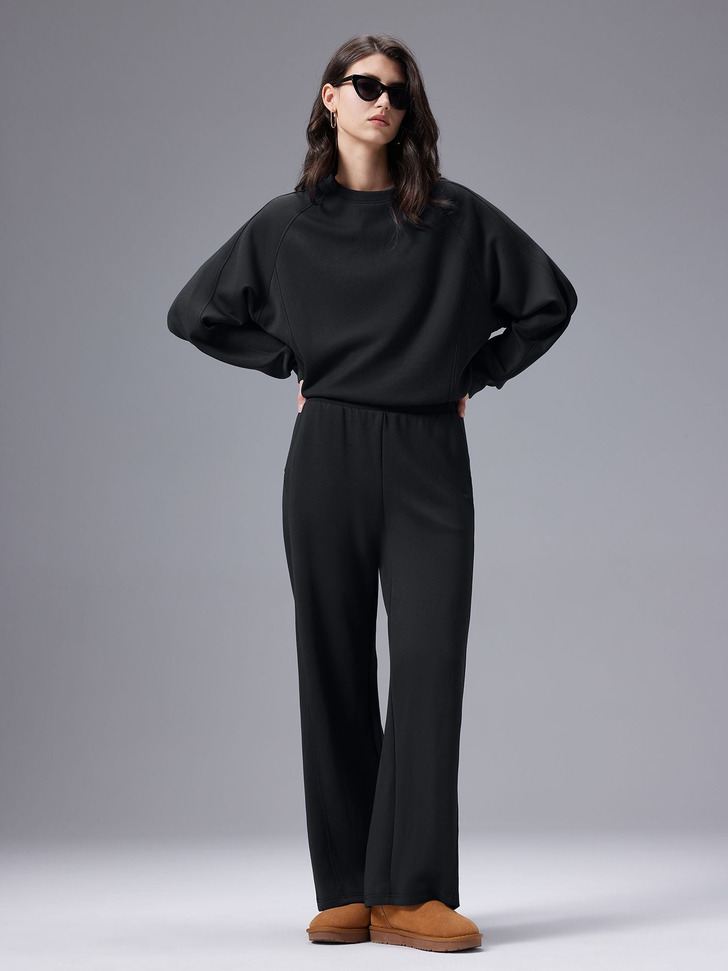 Image of Relaxed Wide-Leg Pants