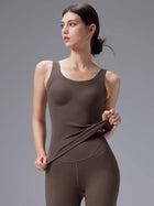 Freeleaf U-Back Built-In Padded Tank Top