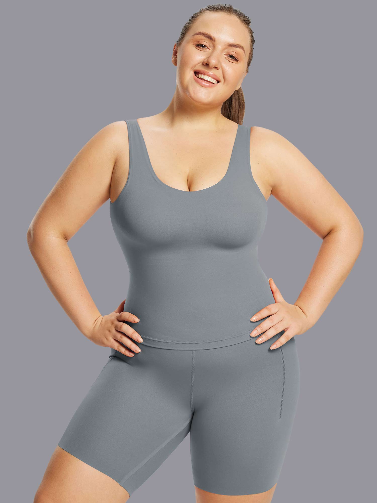 Image of Freeleaf U-Back Built-In Padded Tank Top