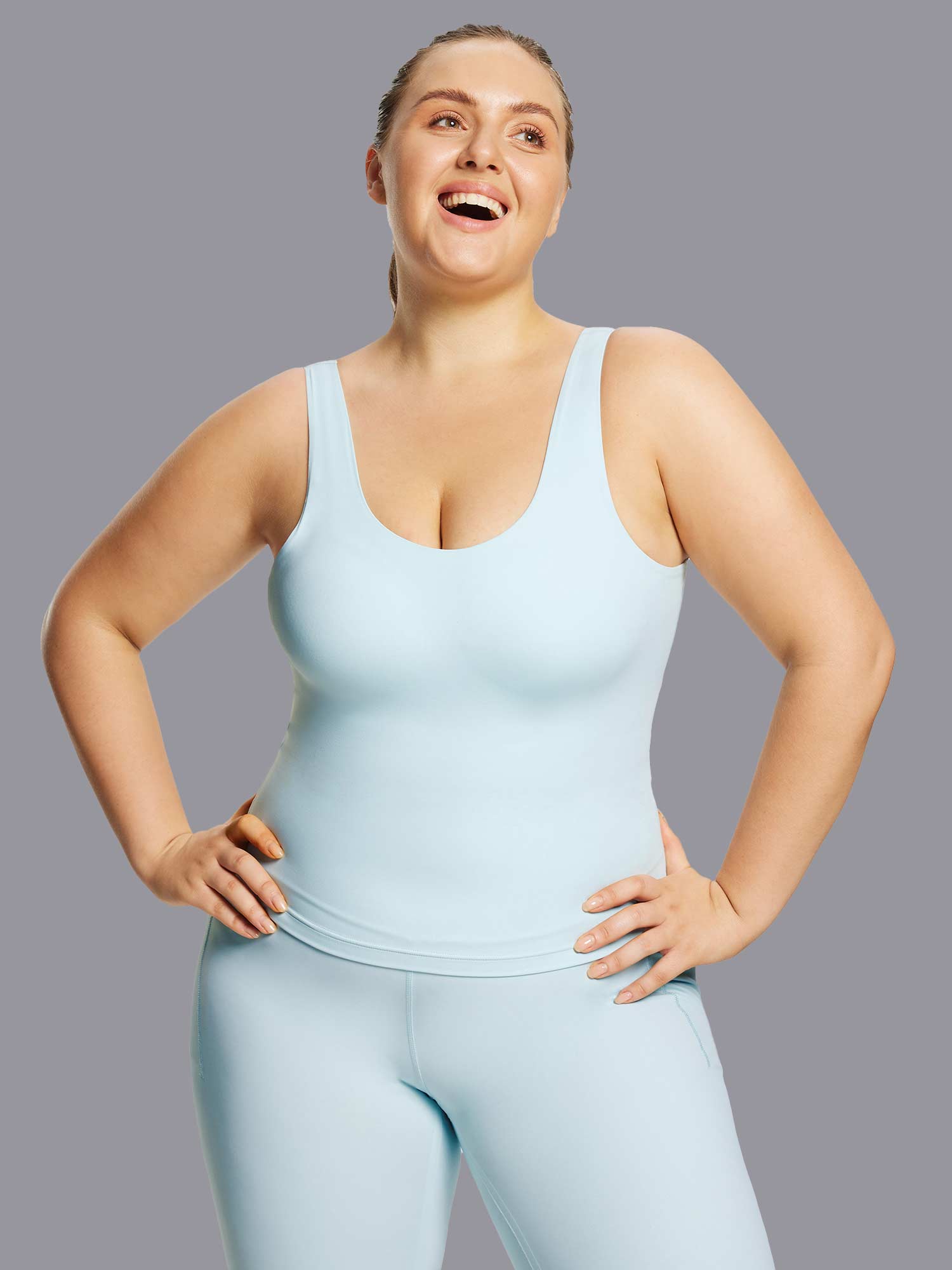 Image of Freeleaf U-Back Built-In Padded Tank Top