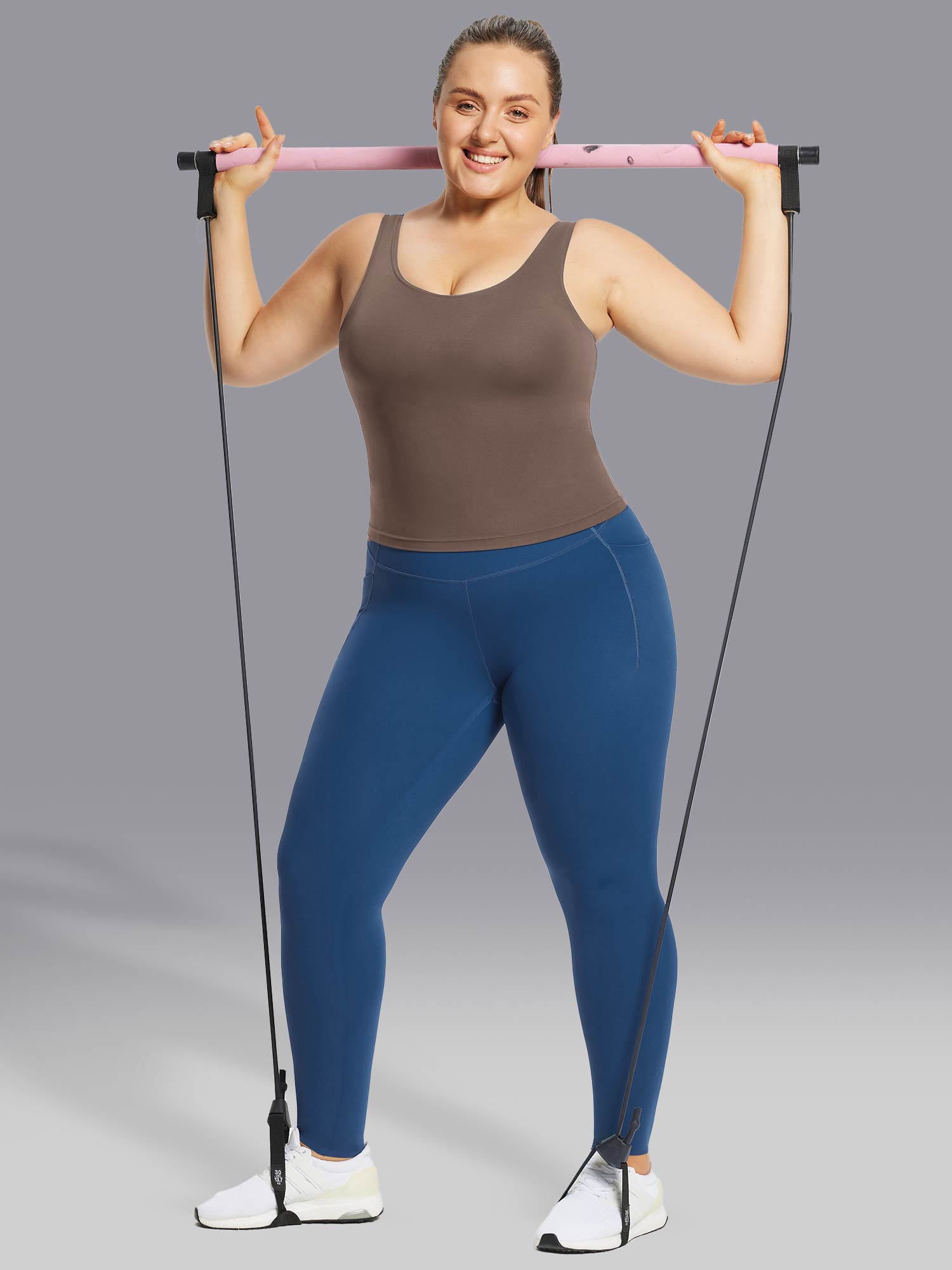 Image of Freeleaf U-Back Built-In Padded Tank Top