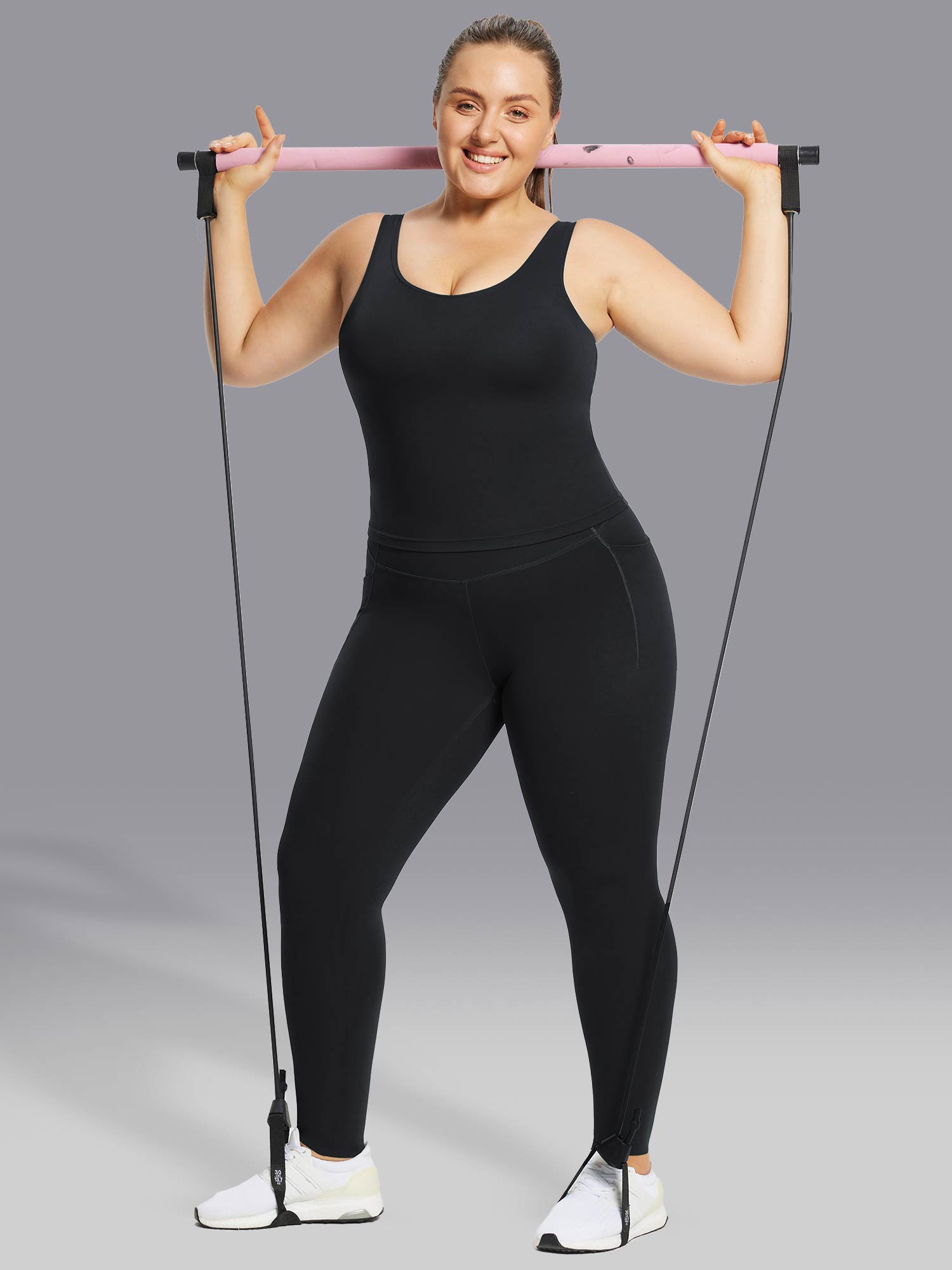 Freeleaf U-Back Built-In Padded Tank Top