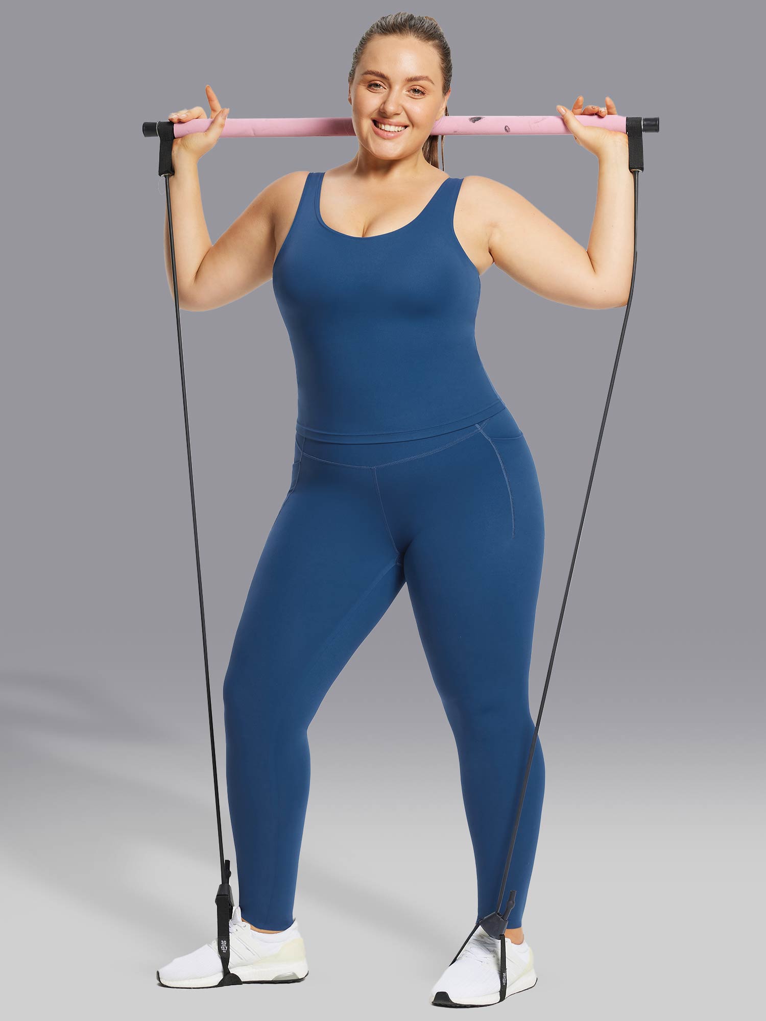 Image of Freeleaf U-Back Built-In Padded Tank Top