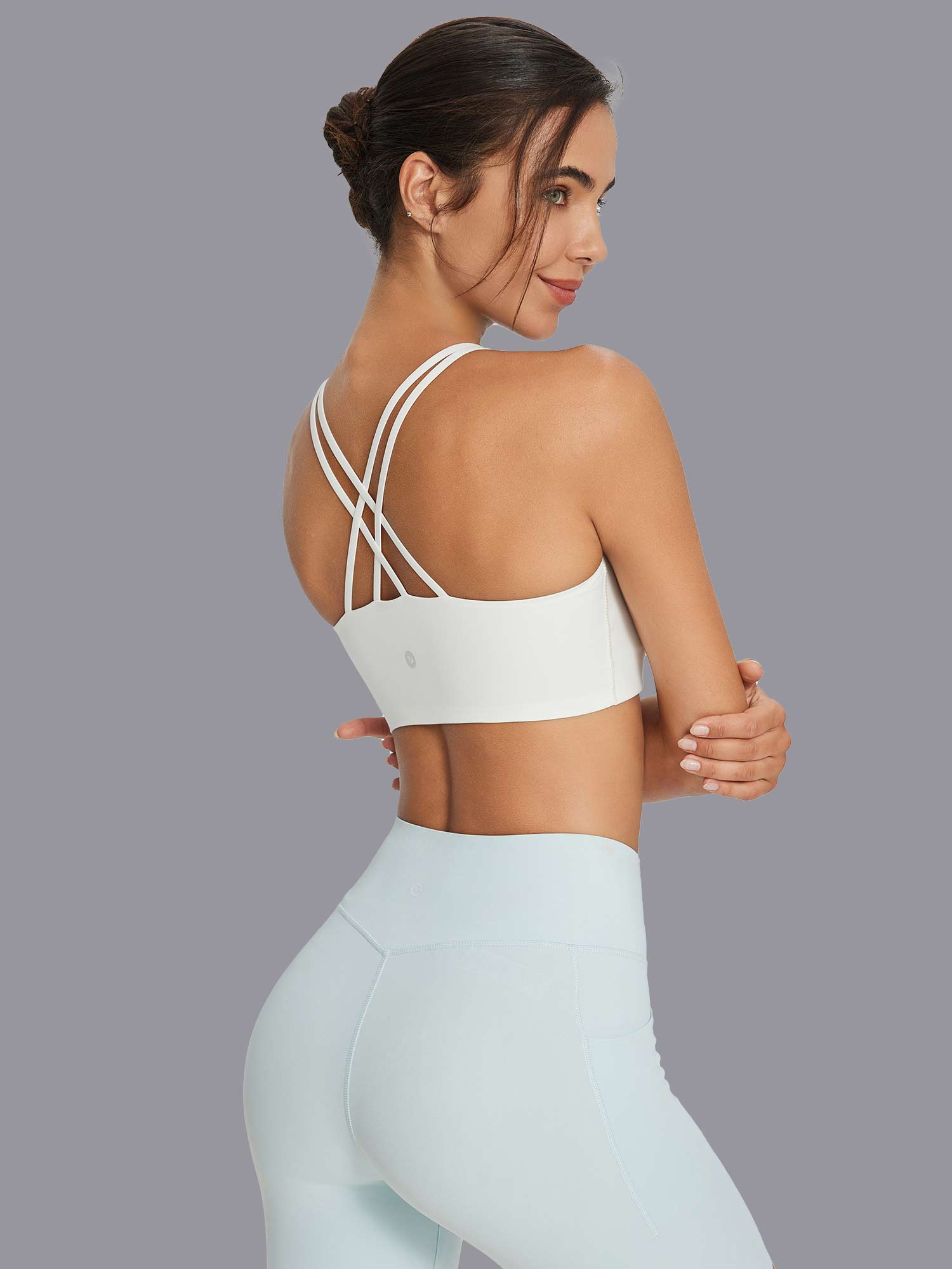 Image of Sweatleaf Spaghetti Strap Low Impact Bra