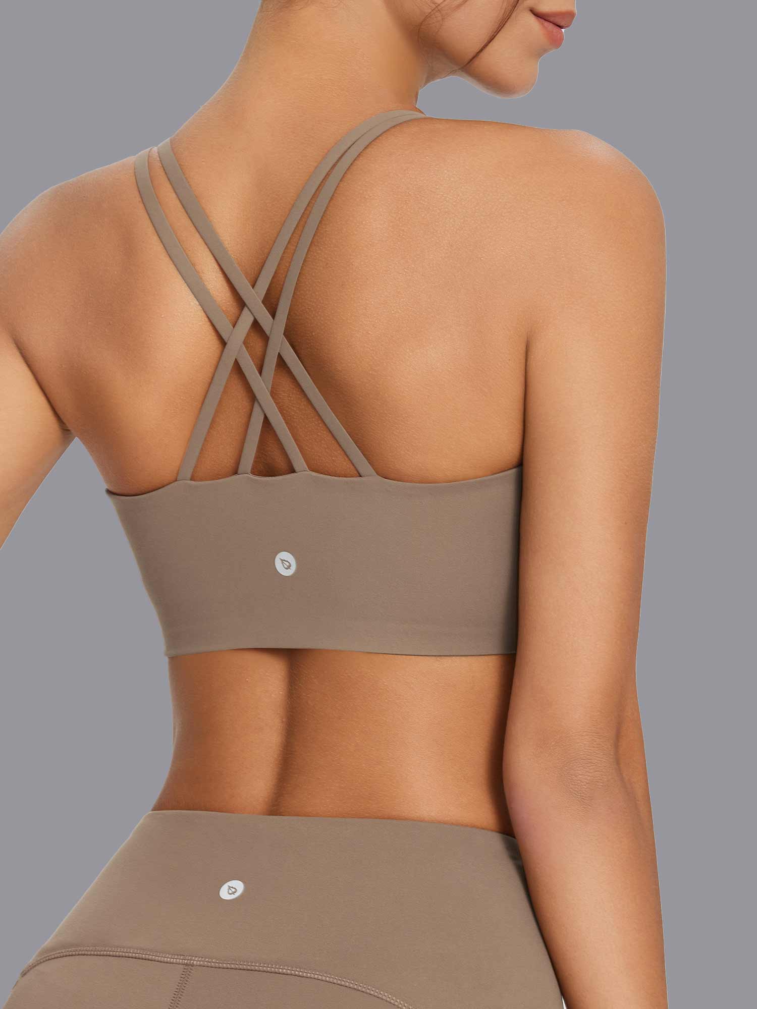 Image of Sweatleaf Spaghetti Strap Low Impact Bra