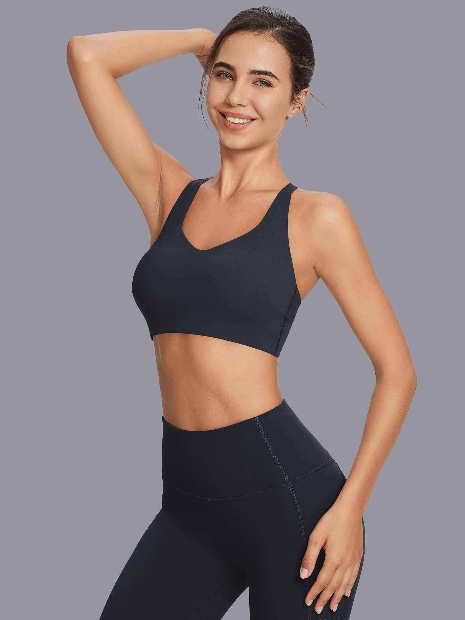 Image of Sweatleaf Spaghetti Strap Low Impact Bra