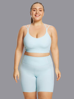 Image of Freeleaf Cross-Strap Low-Impact Sports Bra