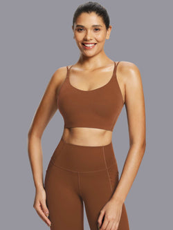 Image of Freeleaf Cross-Strap Low-Impact Sports Bra