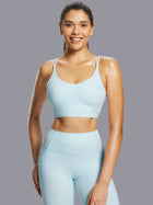 Freeleaf Cross-Strap Low-Impact Sports Bra