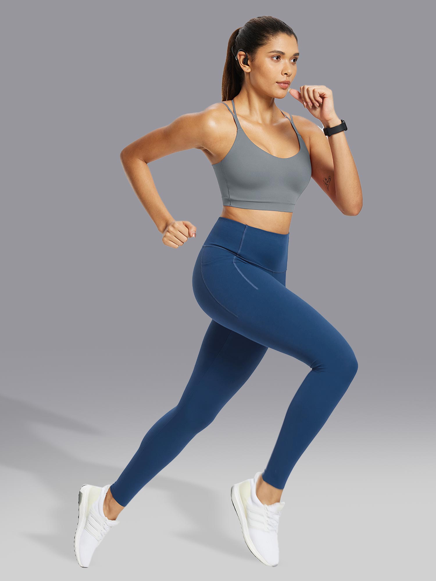 Image of Freeleaf Cross-Strap Low-Impact Sports Bra