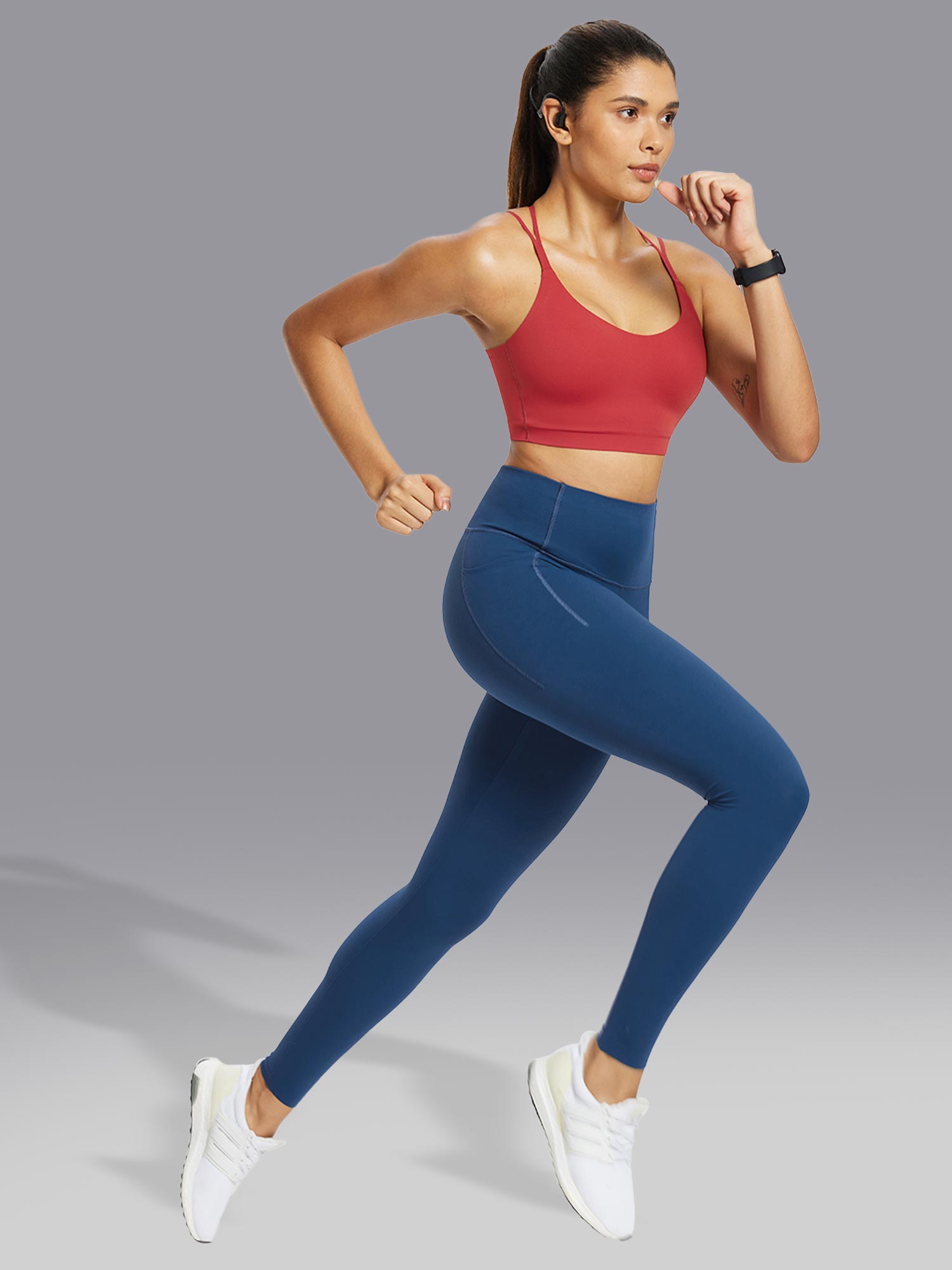 Image of Freeleaf Cross-Strap Low-Impact Sports Bra