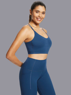 Image of Freeleaf Cross-Strap Low-Impact Sports Bra