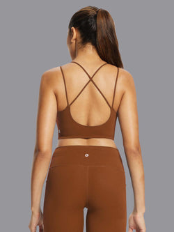 Image of Freeleaf Cross-Strap Low-Impact Sports Bra