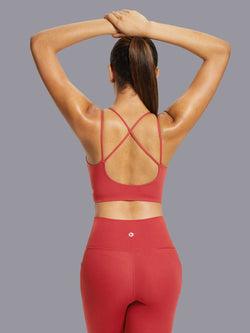 Image of Freeleaf Cross-Strap Low-Impact Sports Bra