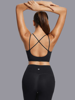 Image of Freeleaf Cross-Strap Low-Impact Sports Bra