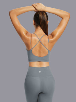 Image of Freeleaf Cross-Strap Low-Impact Sports Bra