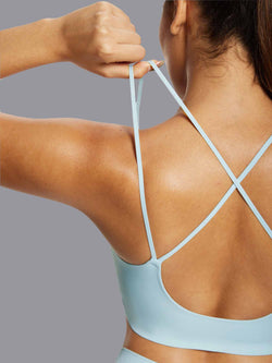 Image of Freeleaf Cross-Strap Low-Impact Sports Bra