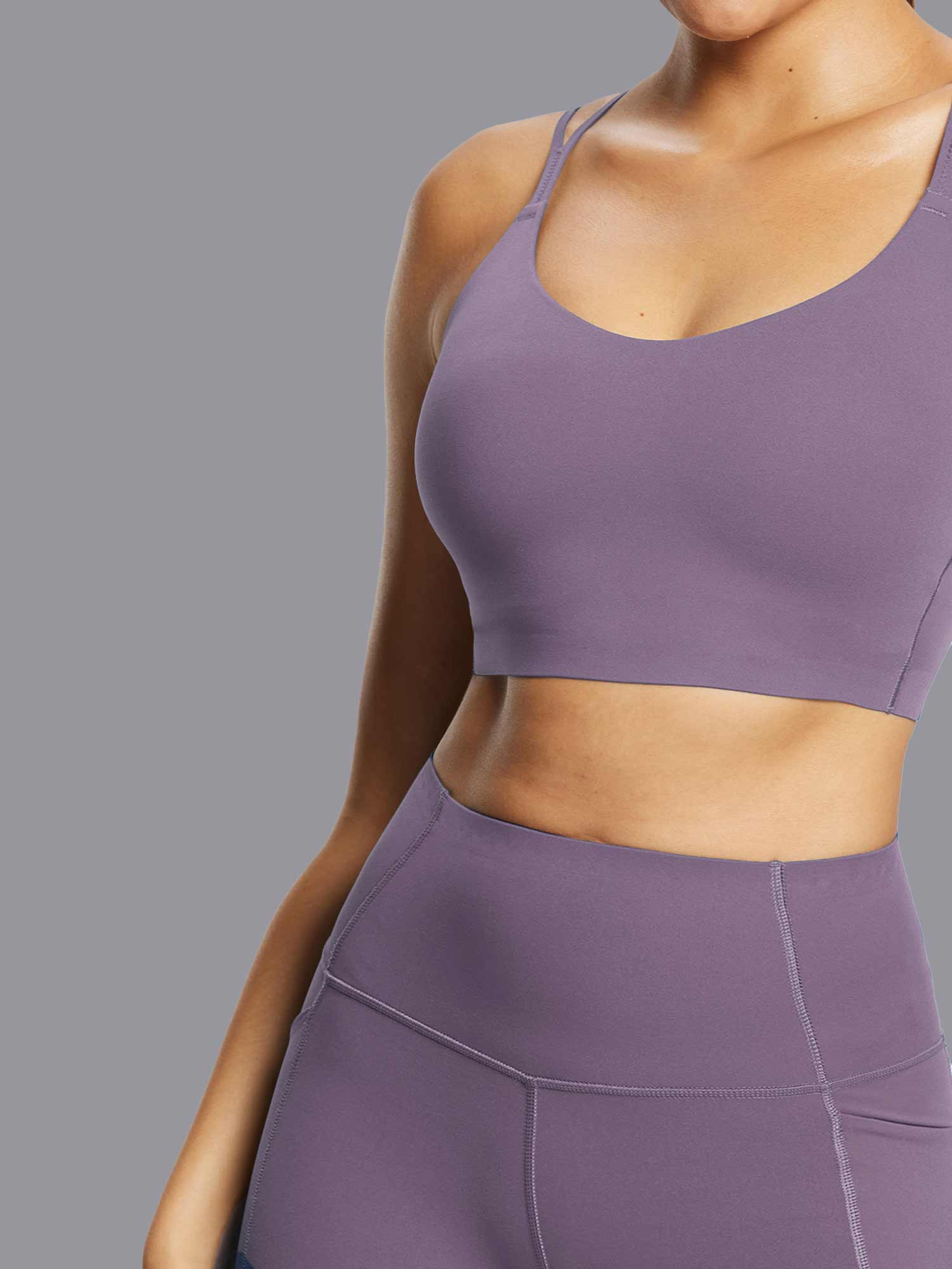Freeleaf Cross-Strap Low-Impact Sports Bra