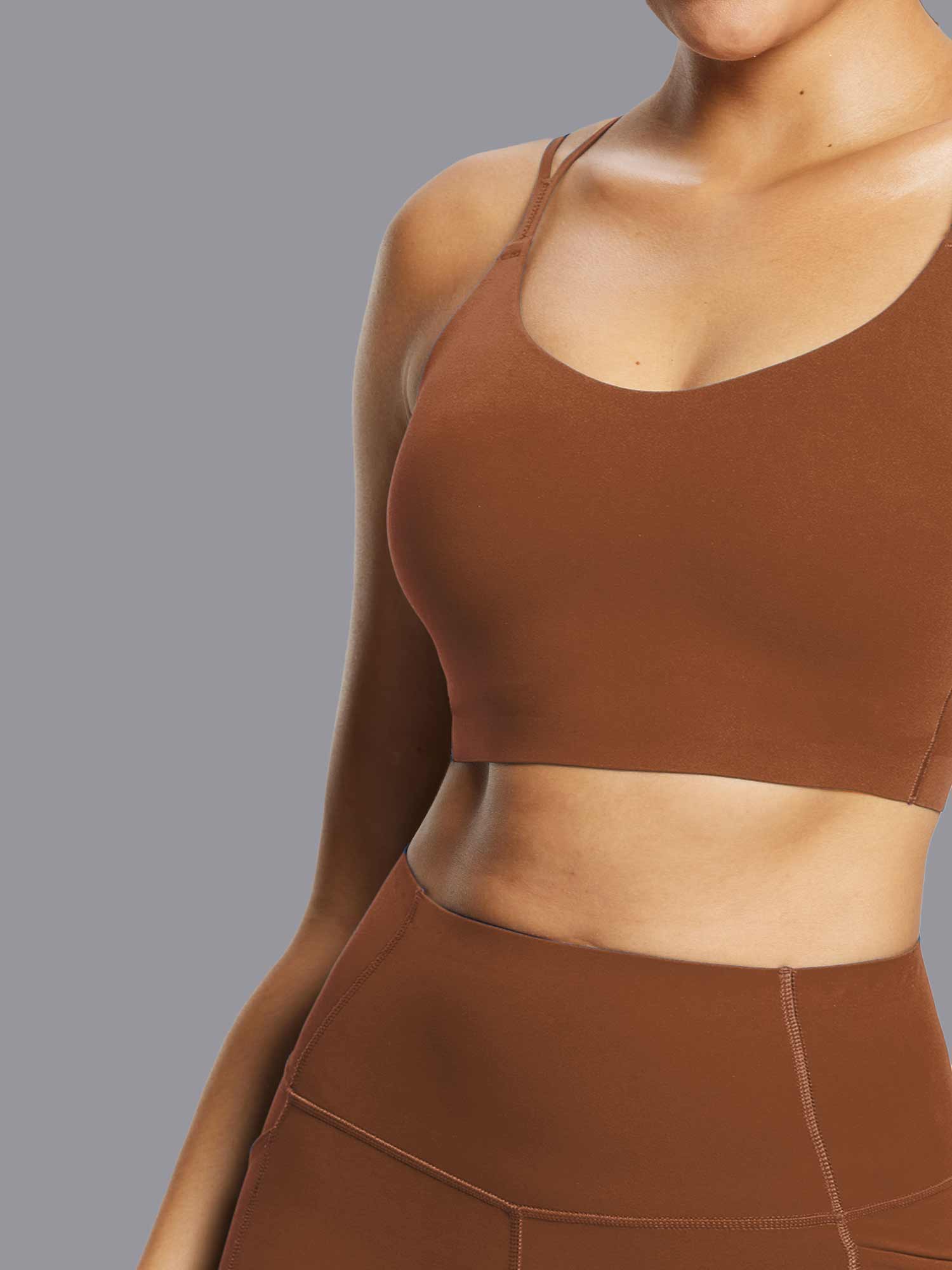 Freeleaf Cross-Strap Low-Impact Sports Bra