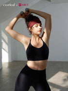 Freeleaf Cross-Strap Low-Impact Sports Bra