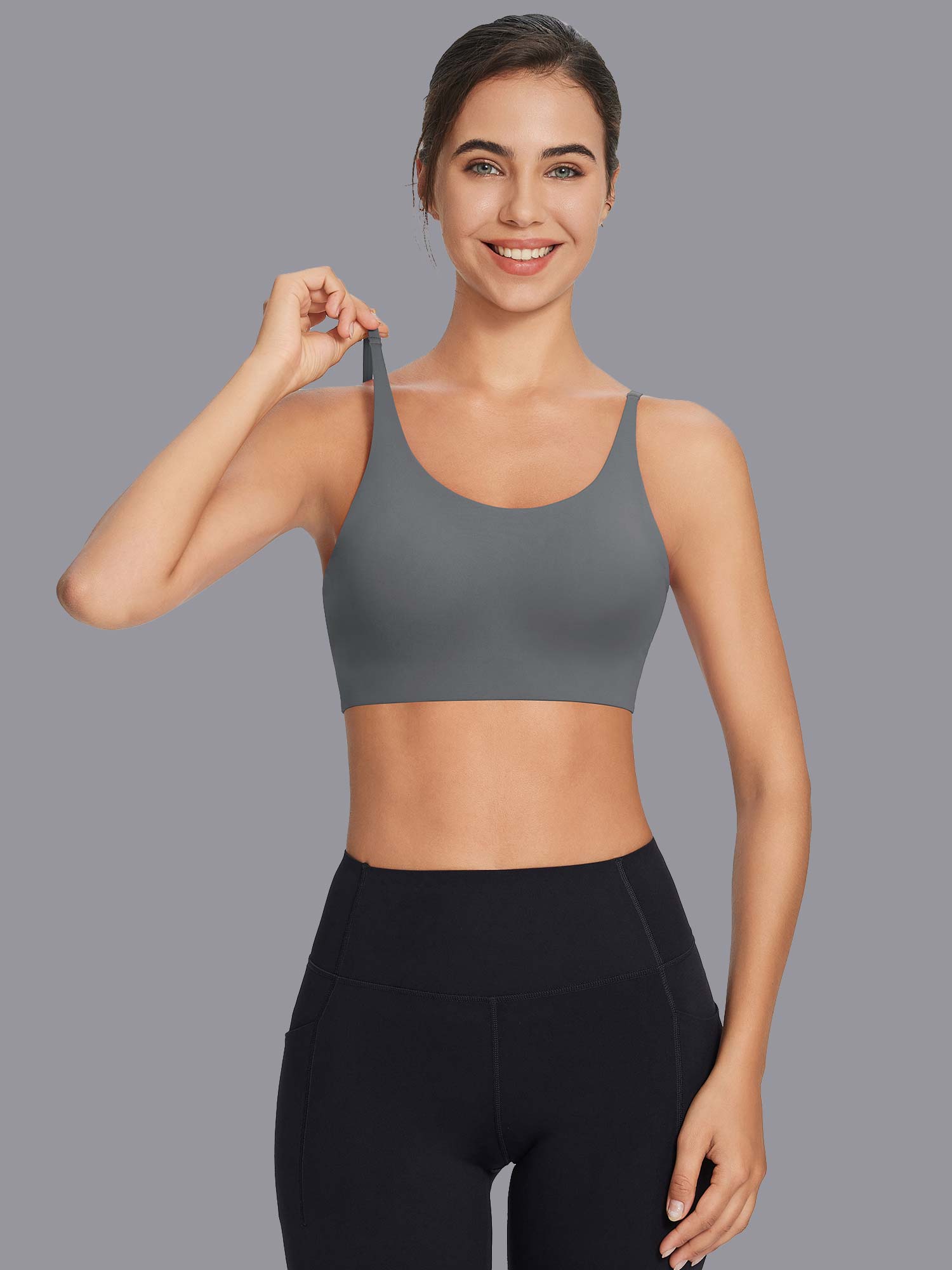 Image of Sweatleaf Y-back Medium Strength Bra