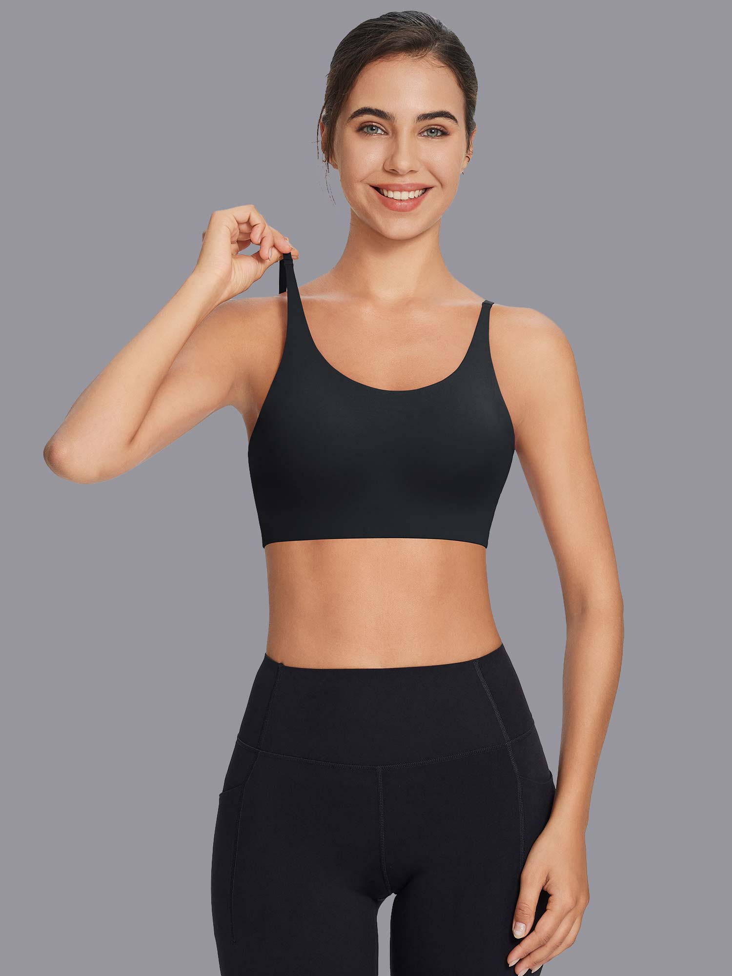 Image of Sweatleaf Y-back Medium Strength Bra