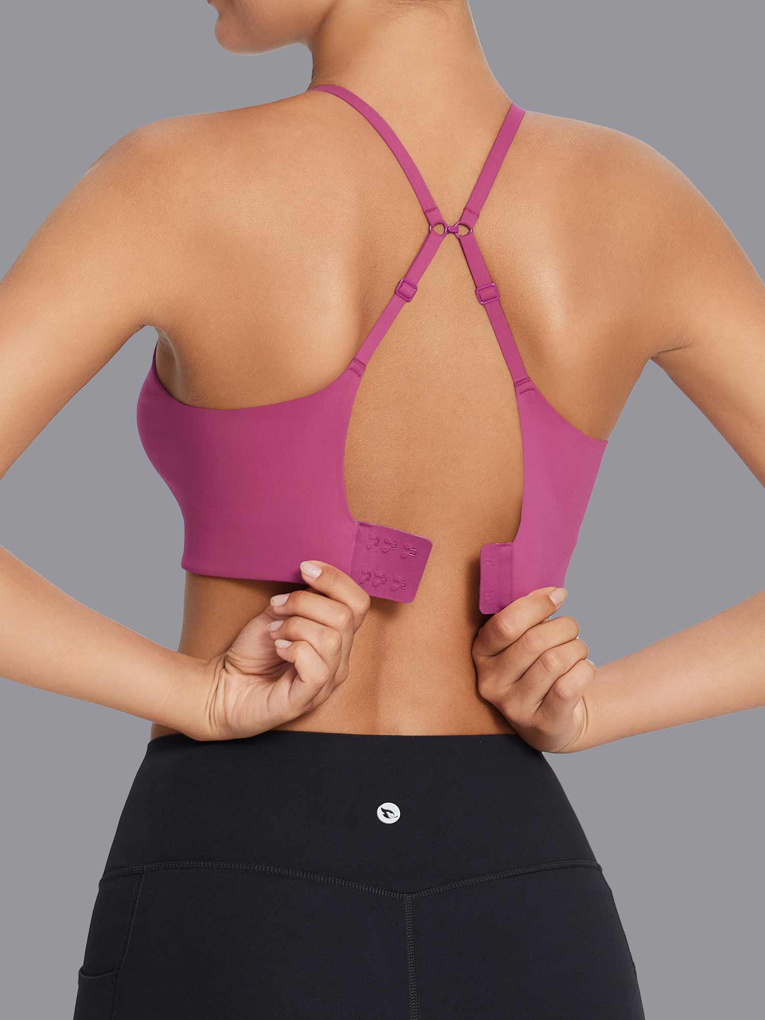 Image of Sweatleaf Y-back Medium Strength Bra
