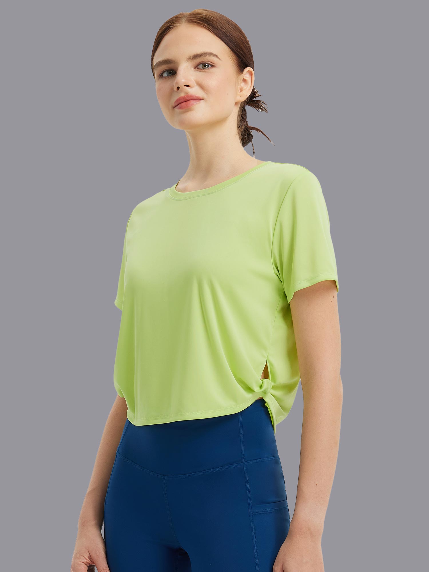 Image of Fresh Horizon UPF 50+ Twist Knot Short Sleeve Tee