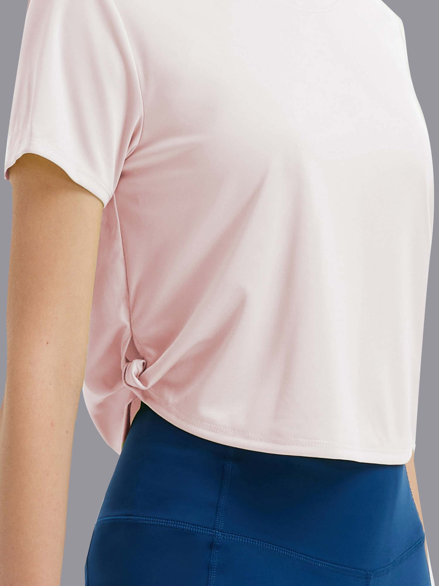 Fresh Horizon UPF 50+ Twist Knot Short Sleeve Tee