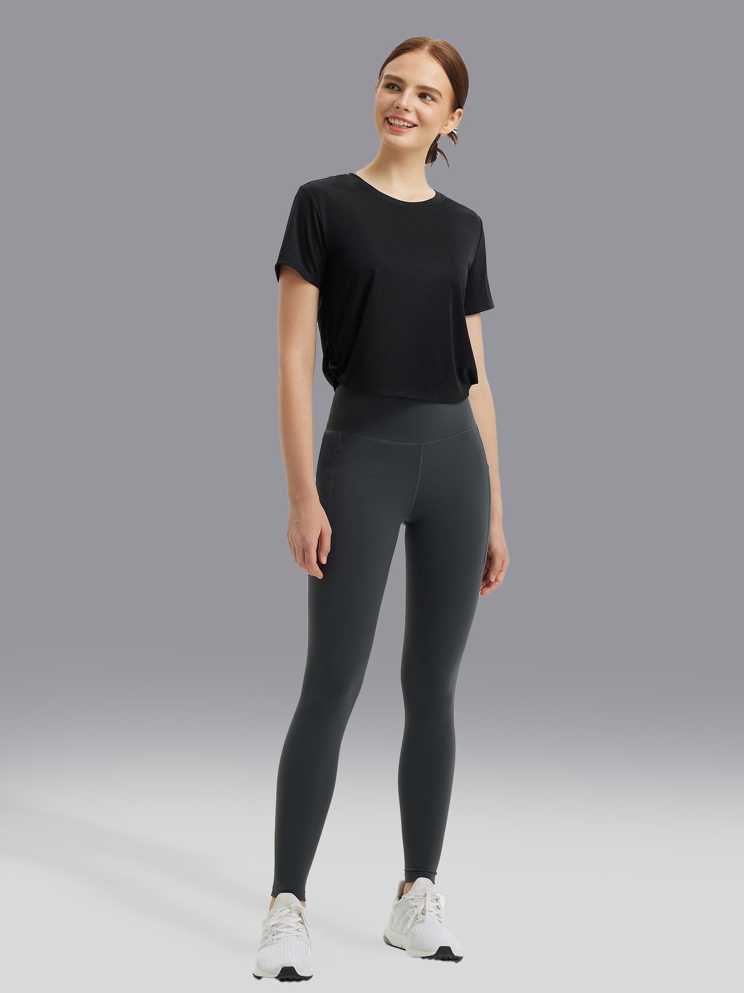 Fresh Horizon UPF 50+ Twist Knot Short Sleeve Tee