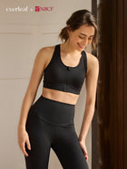 Sweatleaf Front Zip Sports Bra