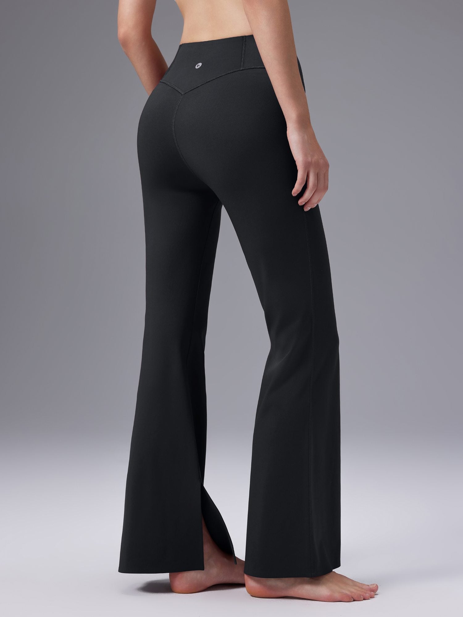 Image of Freeleaf Cozy Fleece High-Waist Flare Pocket Pants