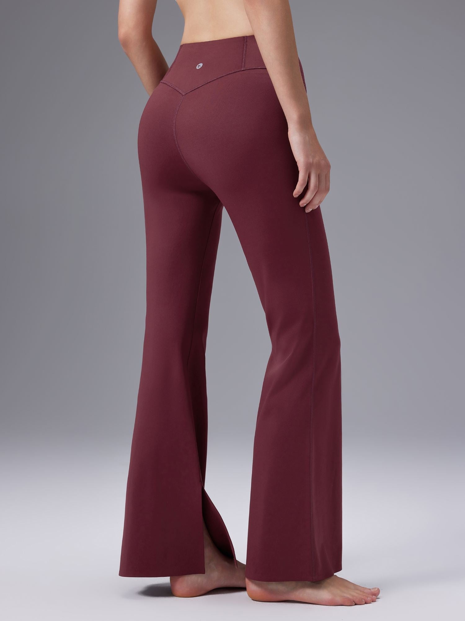 Freeleaf Cozy Fleece High-Waist Flare Pocket Pants