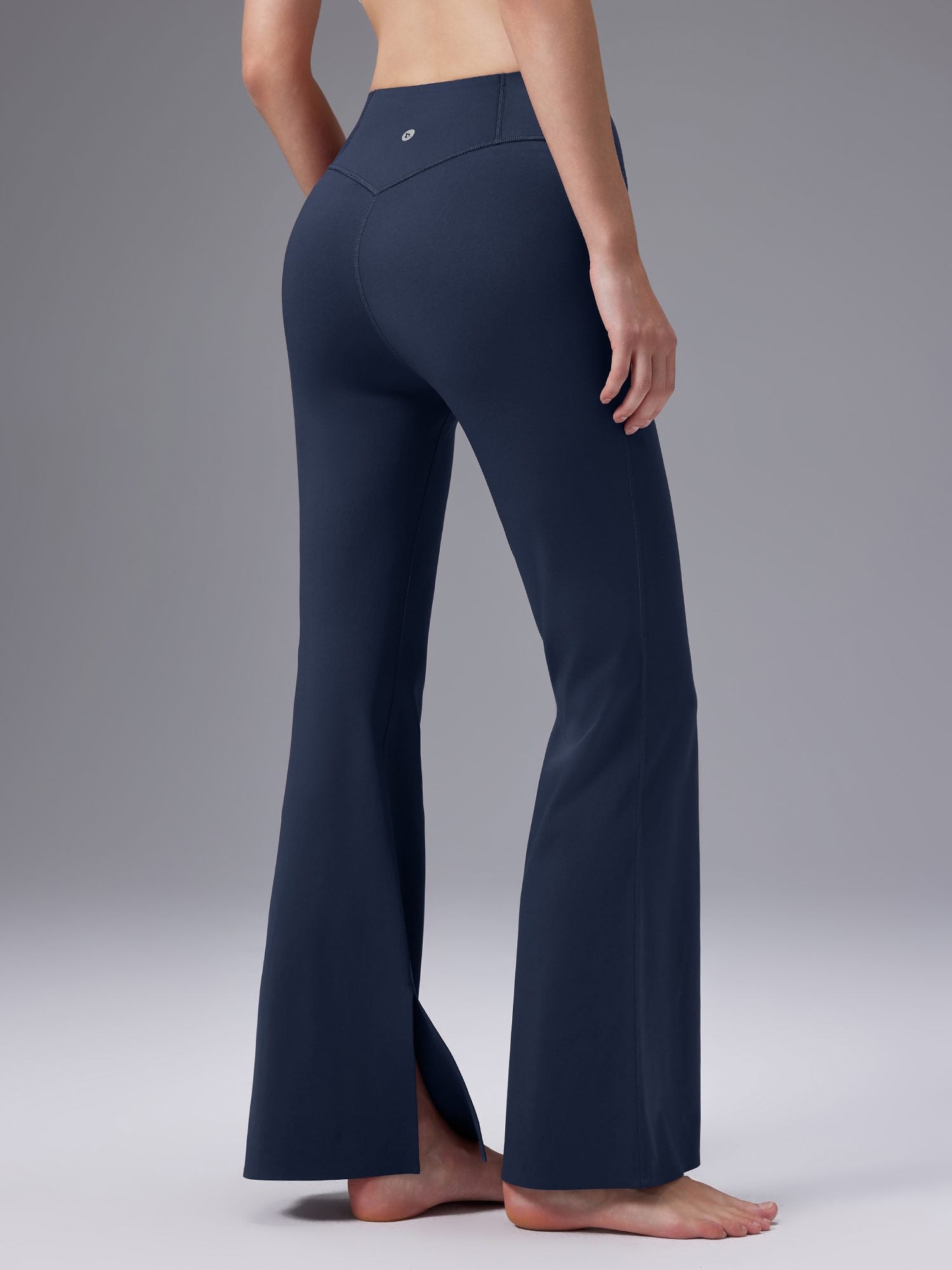 Image of Freeleaf Cozy Fleece High-Waist Flare Pocket Pants