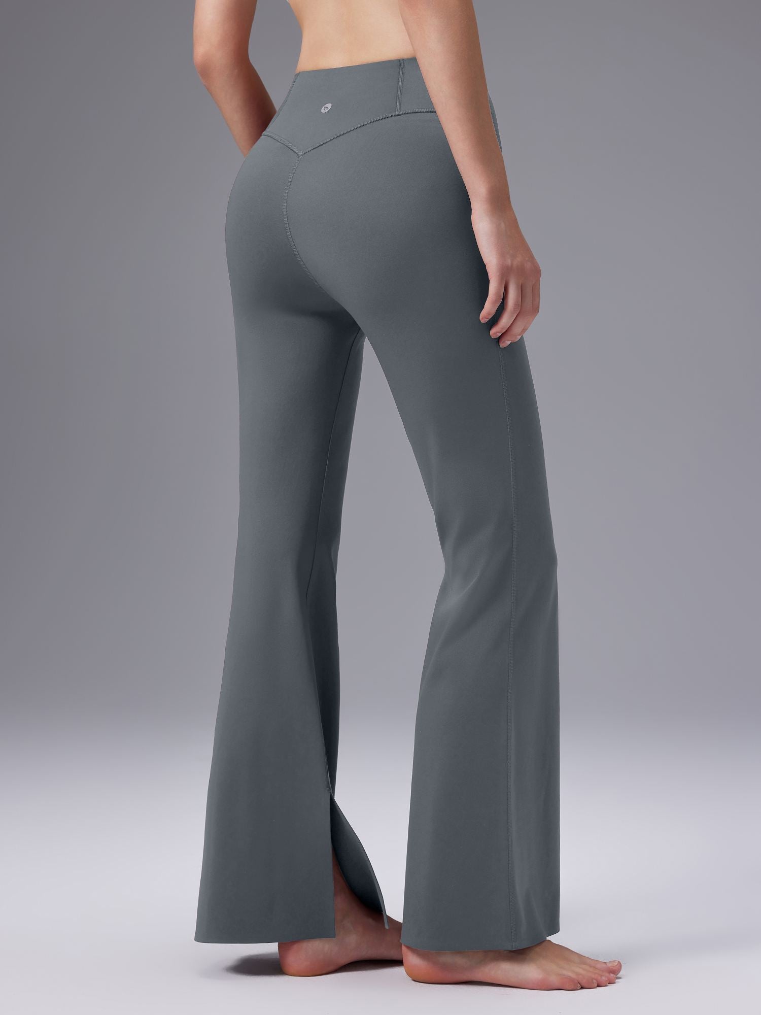 Image of Freeleaf Cozy Fleece High-Waist Flare Pocket Pants