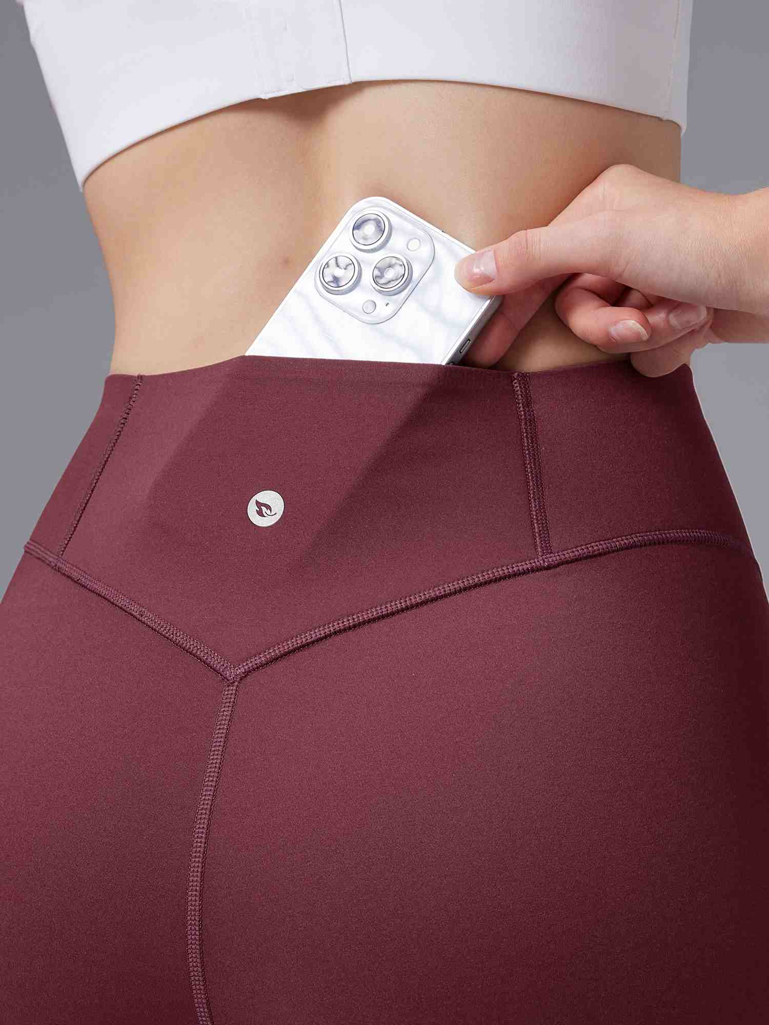 Freeleaf Cozy Fleece High-Waist Flare Pocket Pants