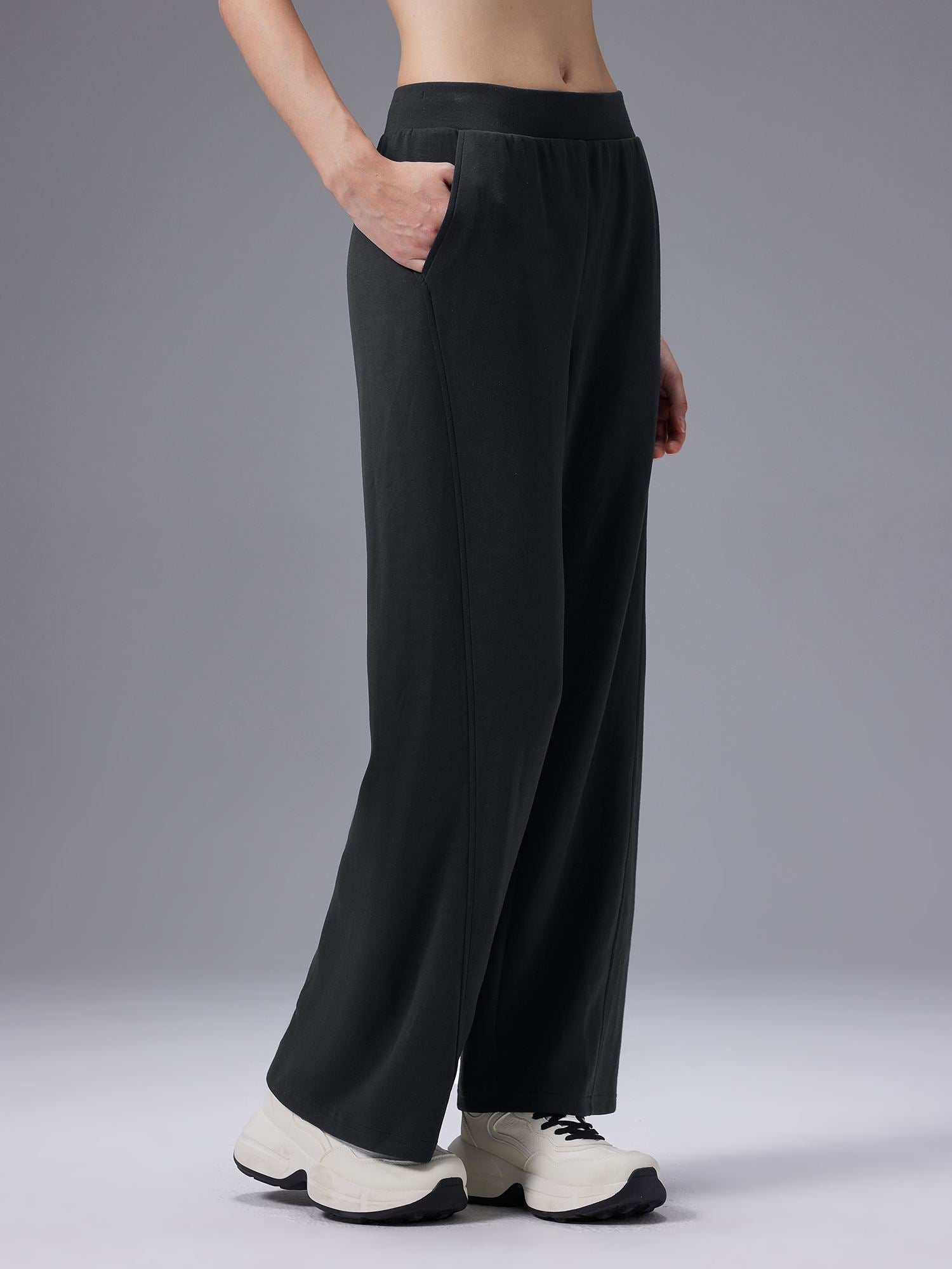 Image of Relaxed Wide-Leg Pants
