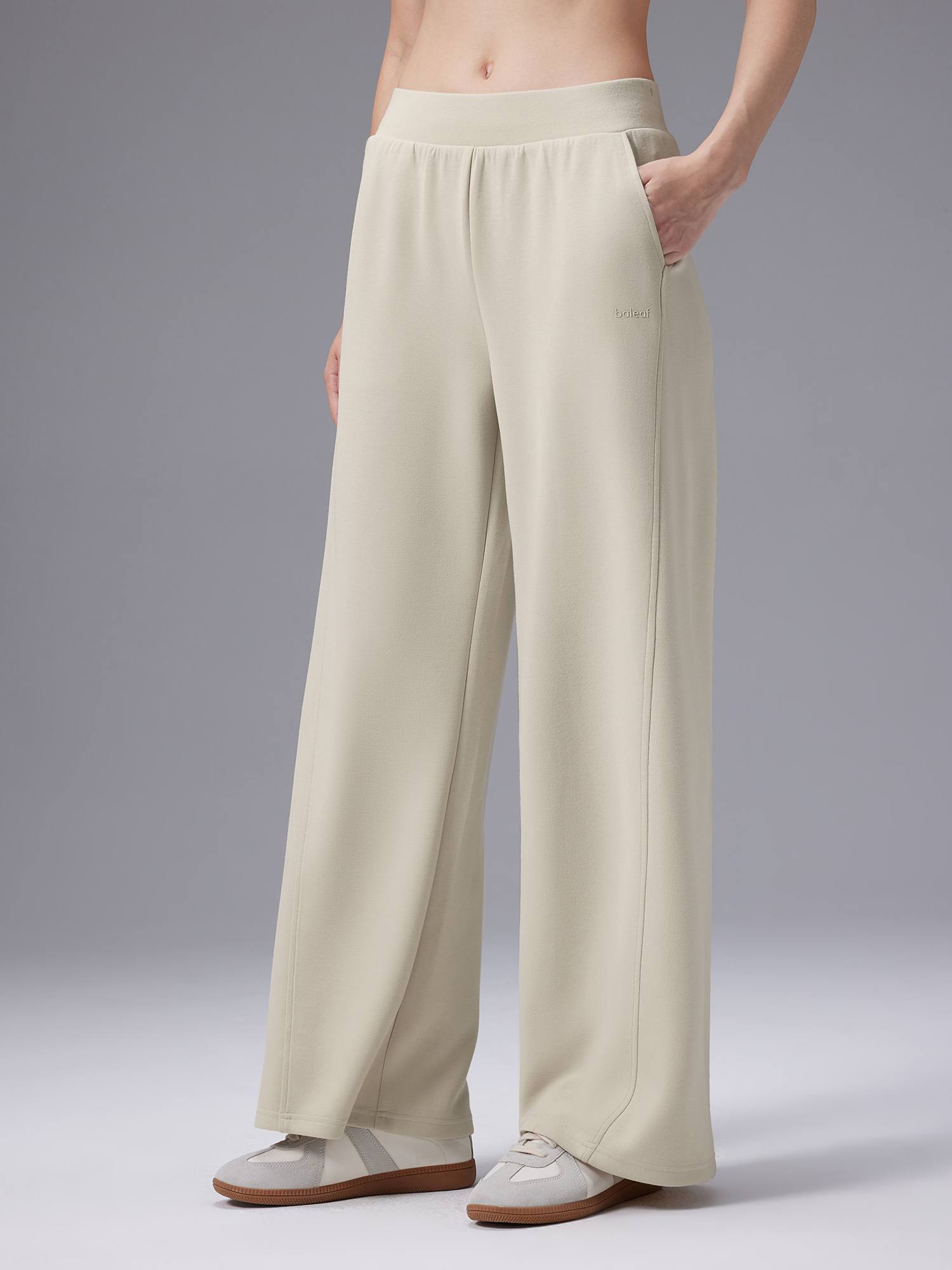 Image of Relaxed Wide-Leg Pants