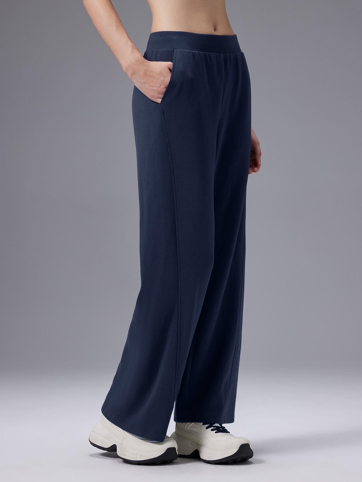 Image of Relaxed Wide-Leg Pants