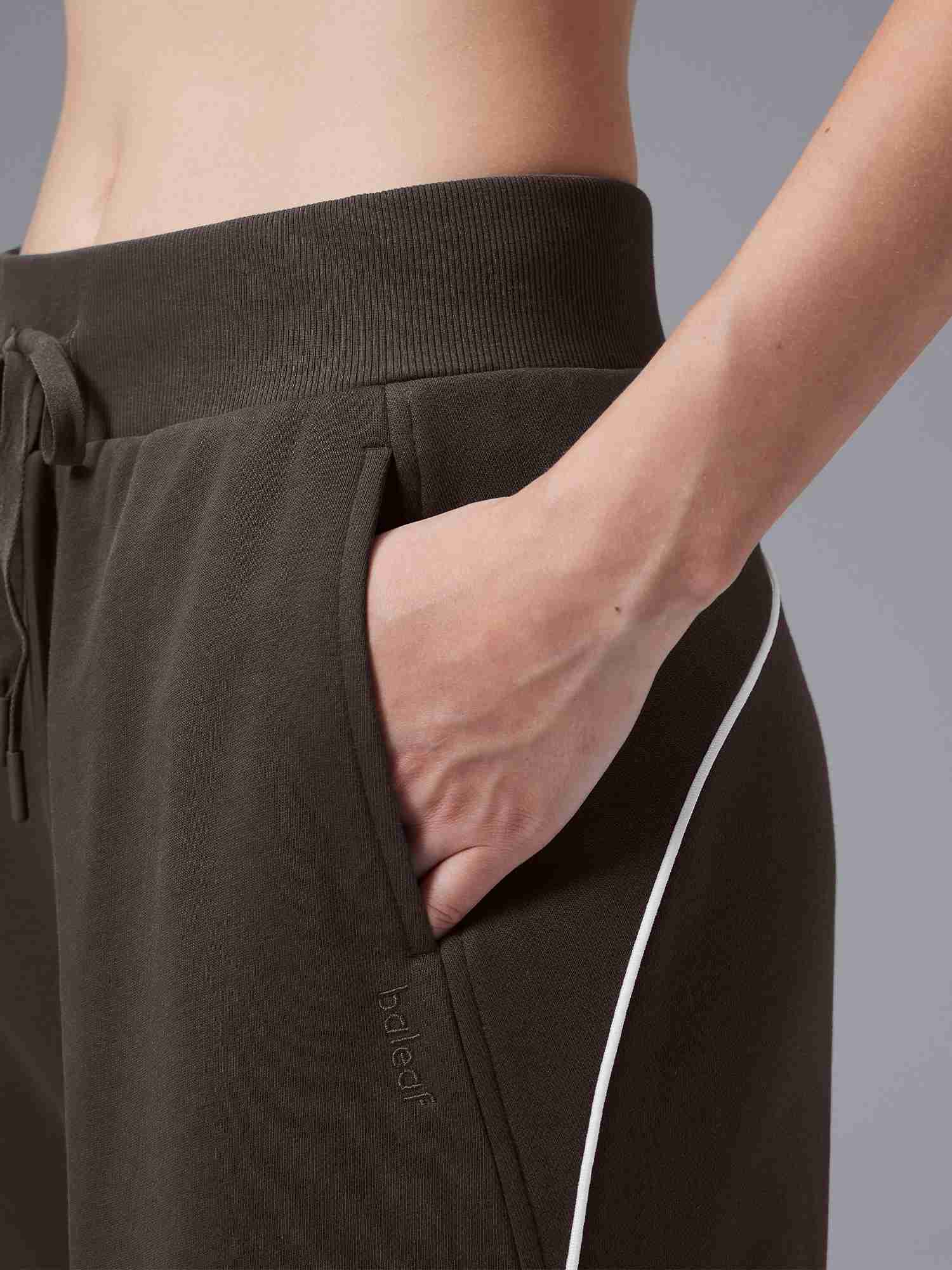 Image of Relaxed Fit Elastic-Cuff Pants