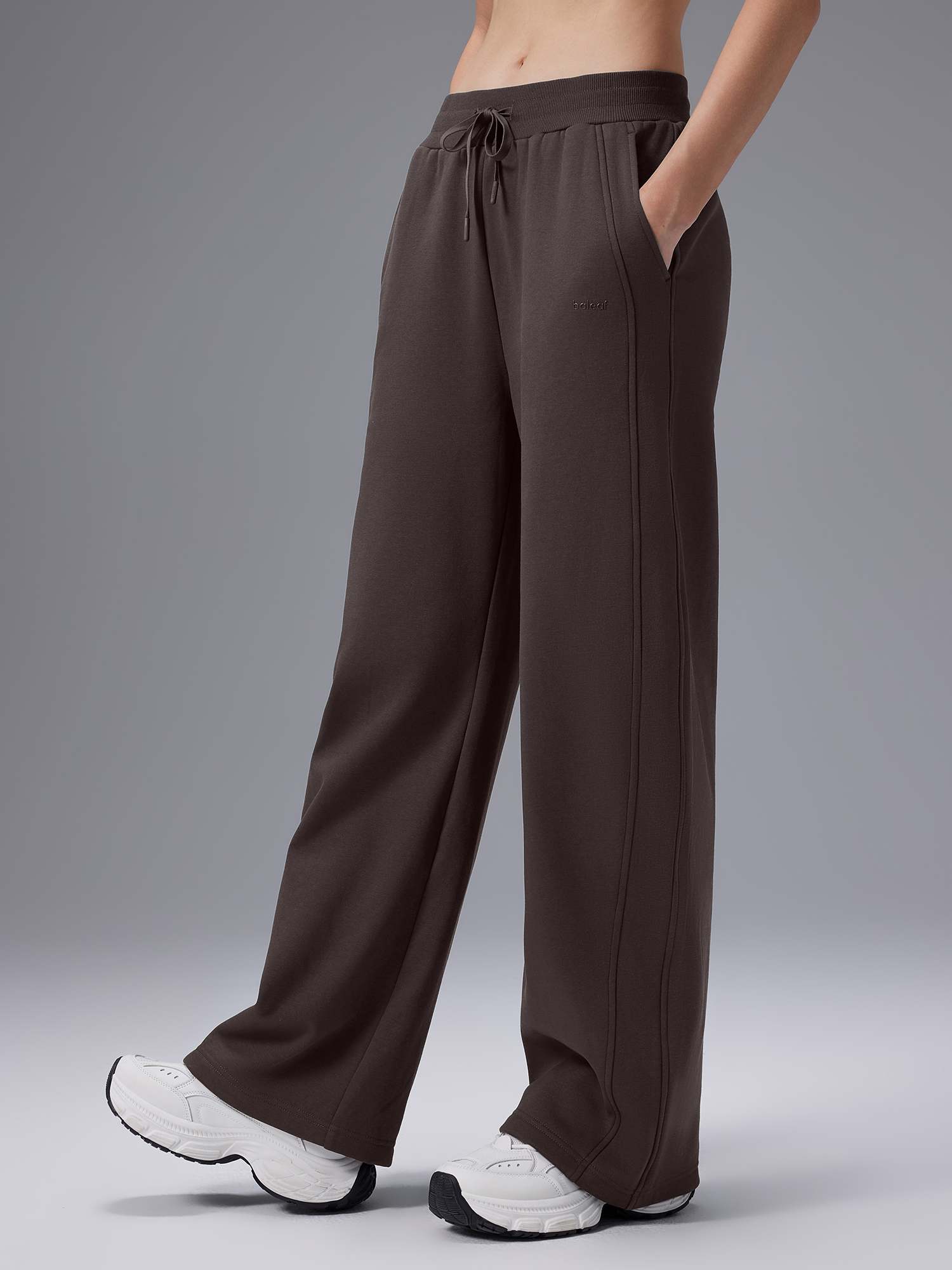 Image of Cozy Fleece Wide-Leg Pants