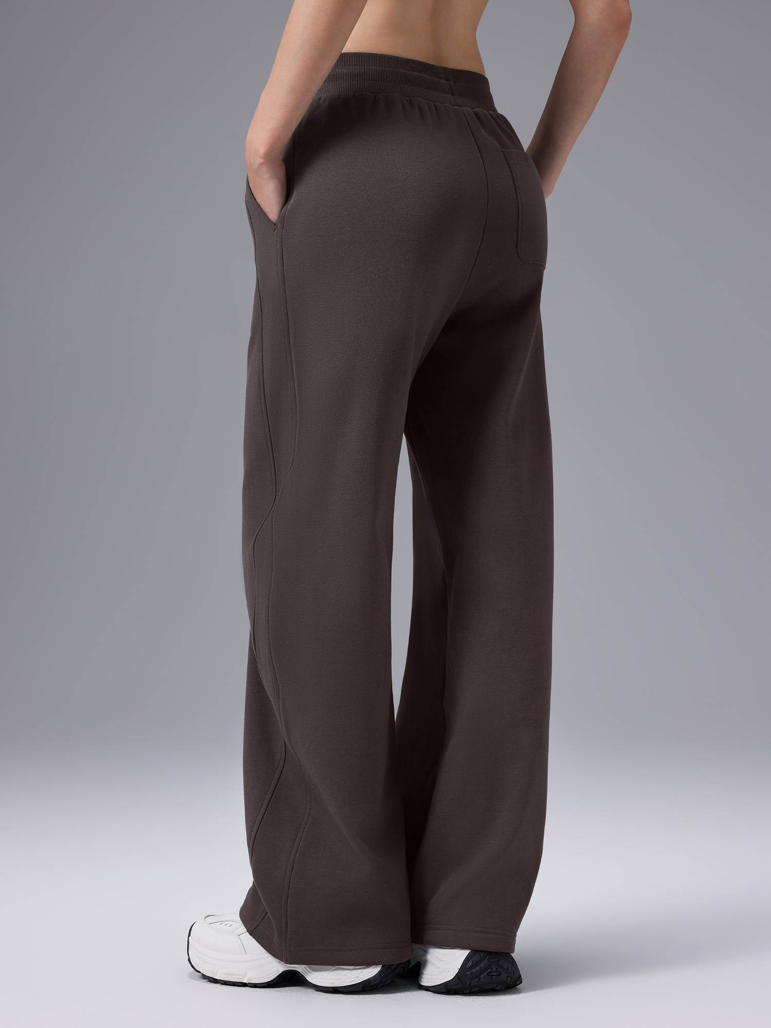 Image of Cozy Fleece Wide-Leg Pants