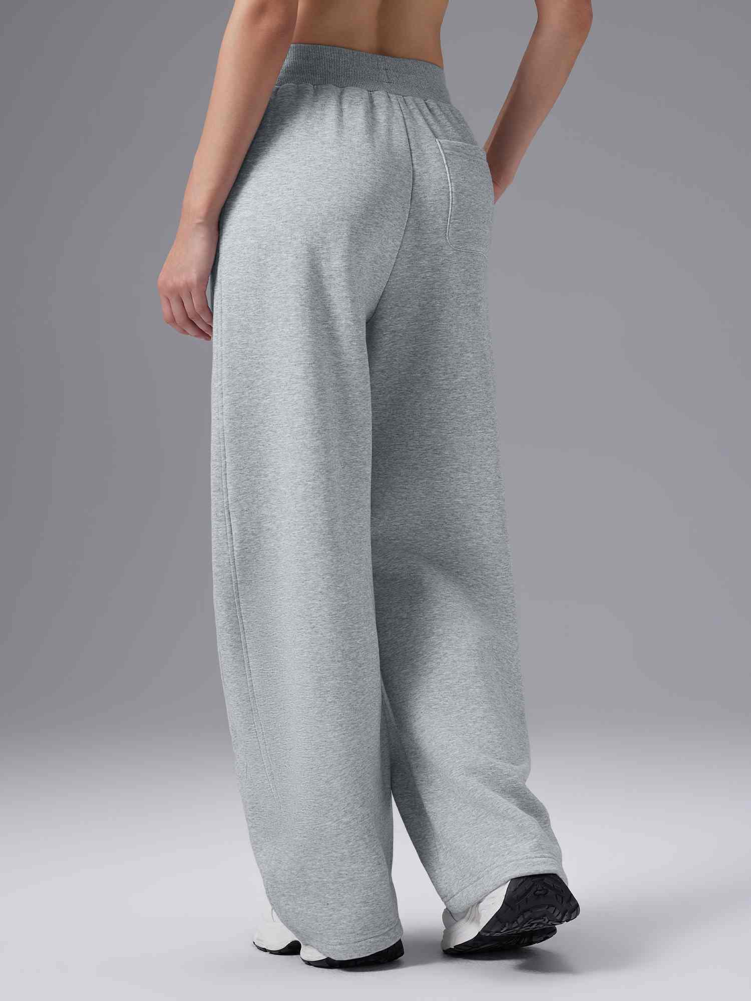 Cozy Fleece Wide-Leg Pants