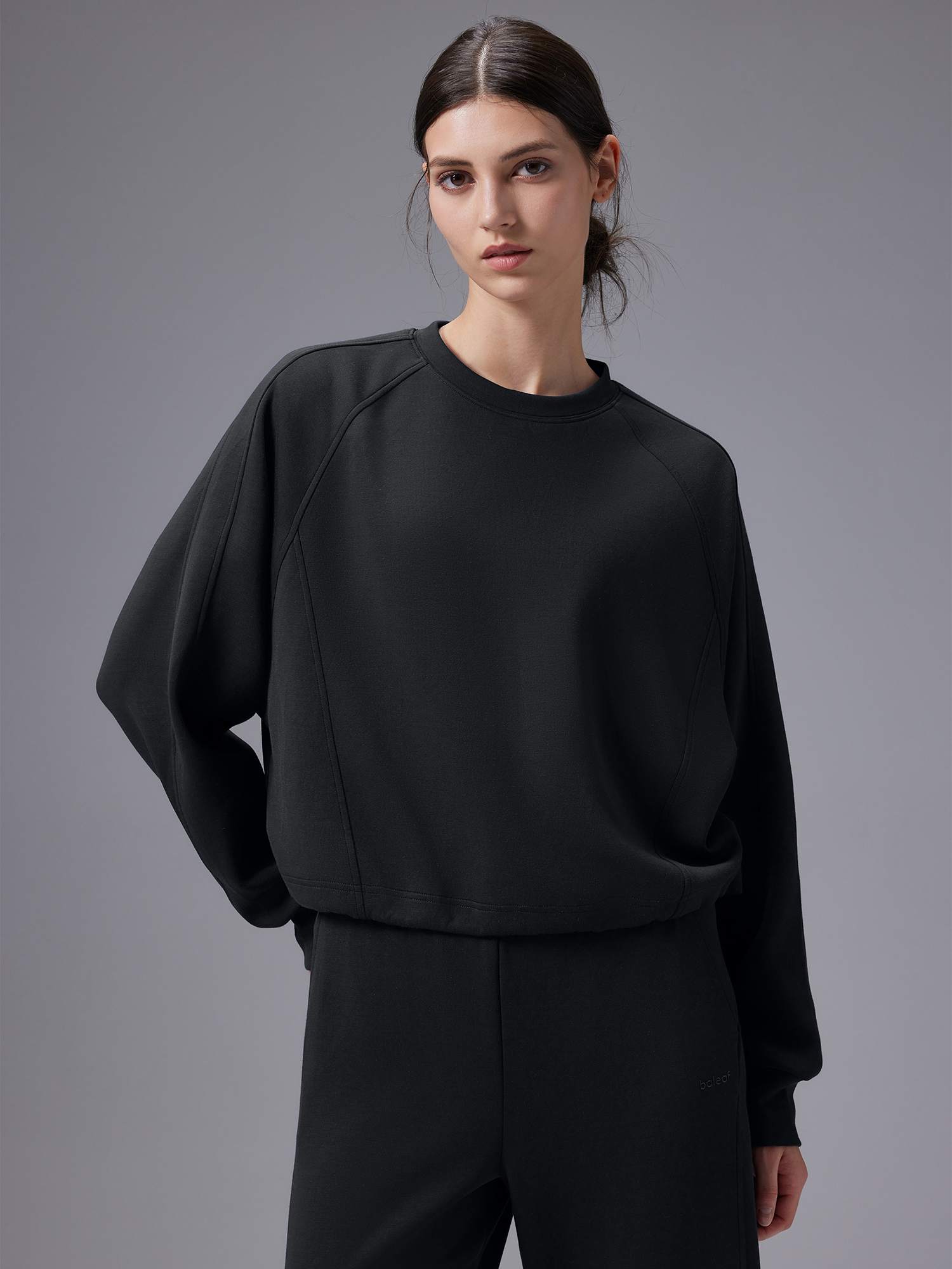 Image of Relaxed Fit Crewneck Sweatshirt