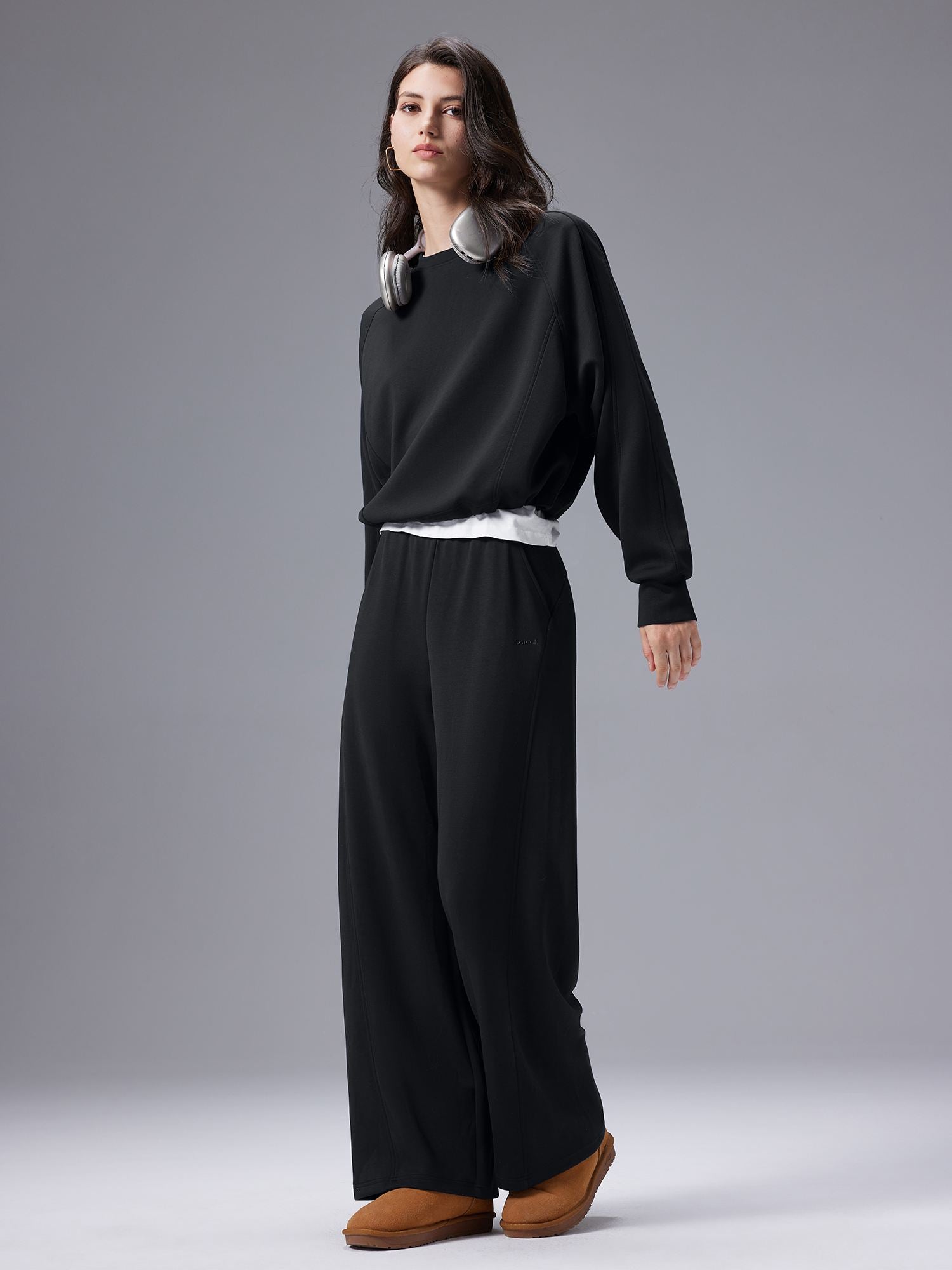 Image of Relaxed Fit Crewneck Sweatshirt