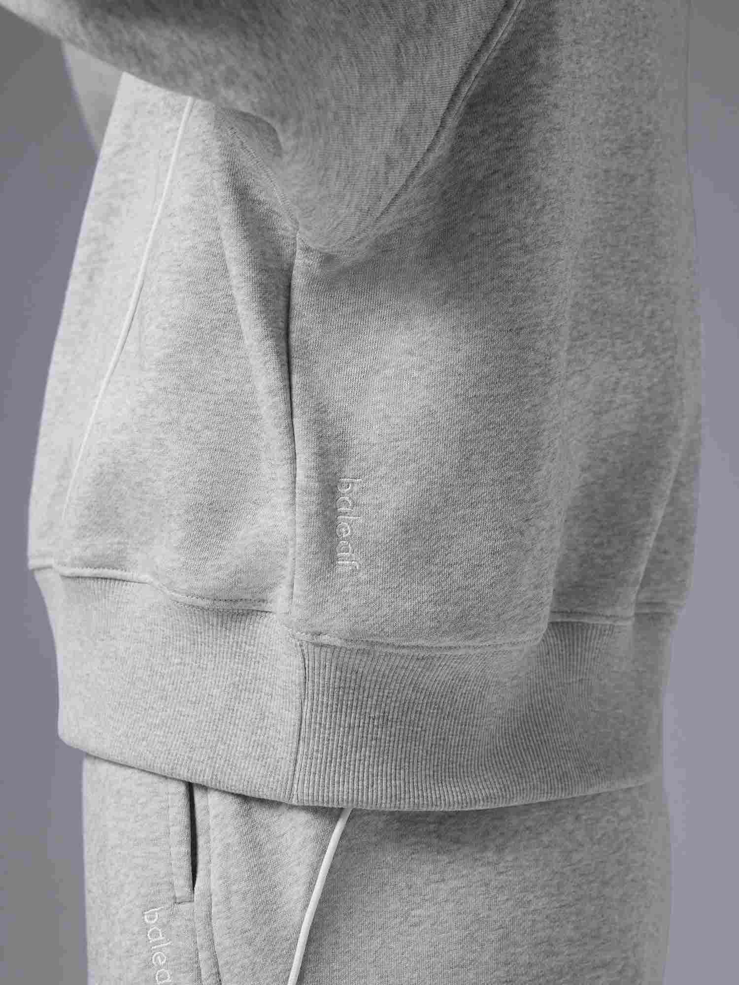 Image of Relaxed Fit Half-Zip Mock Neck Sweatshirt