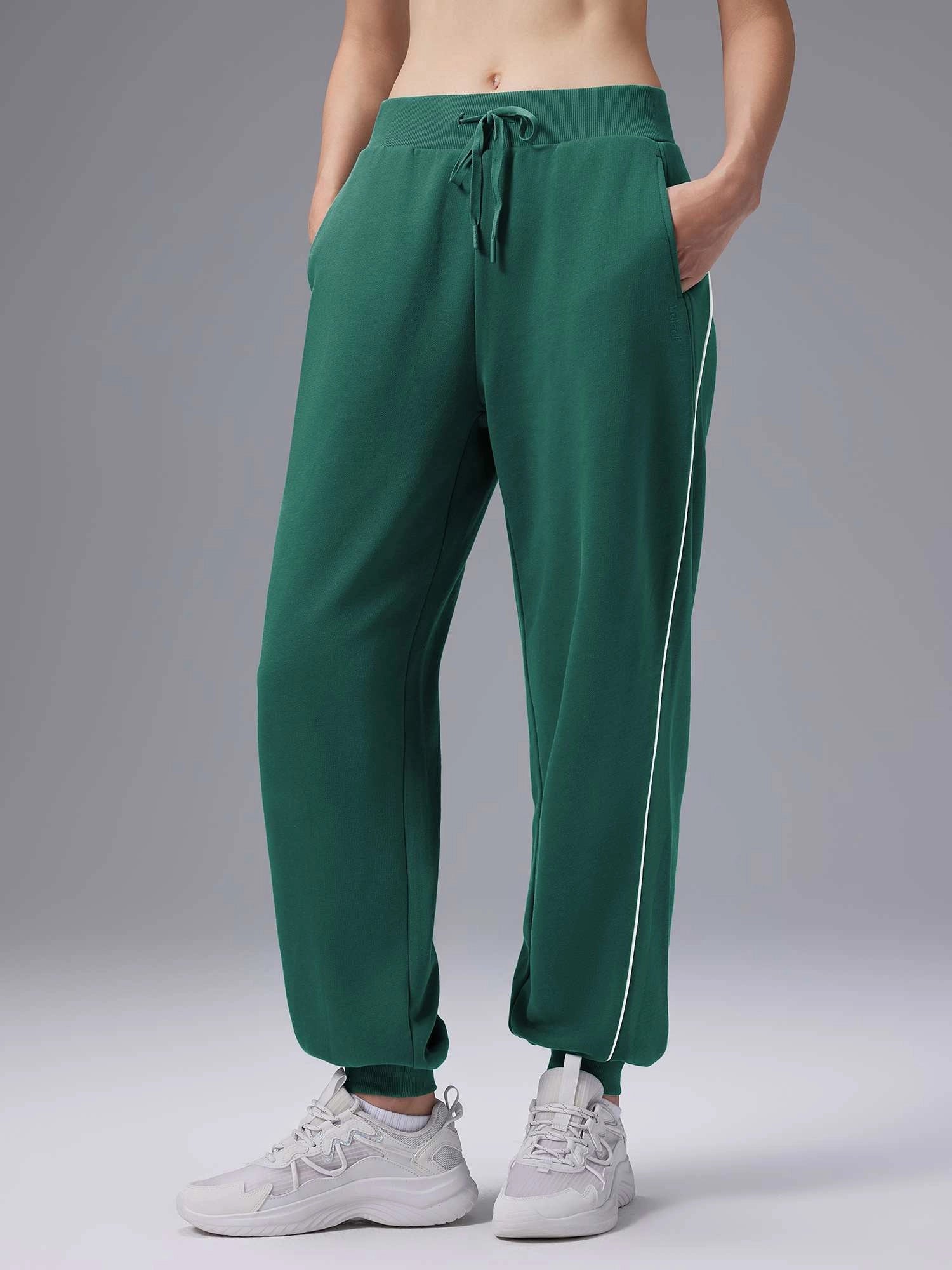 Image of Set: Relaxed Fit Half-Zip Sweatshirt & Elastic-Cuff Pants