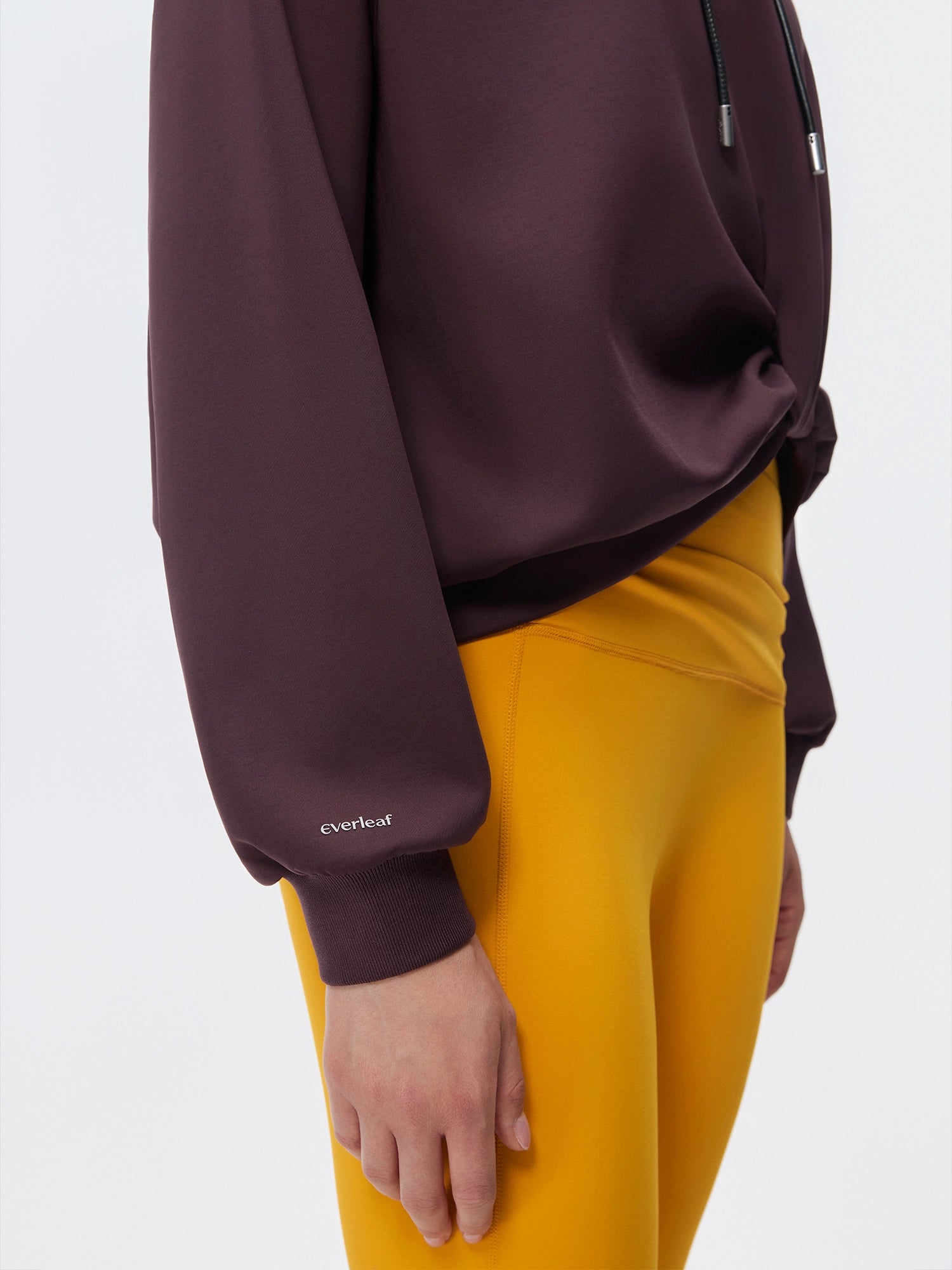Image of LuxeFlow Twist Front Hoodie