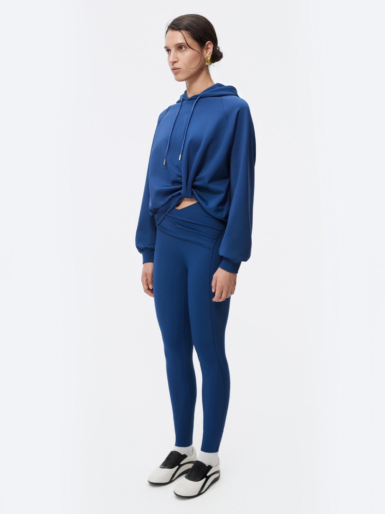 Image of LuxeFlow Twist Front Hoodie
